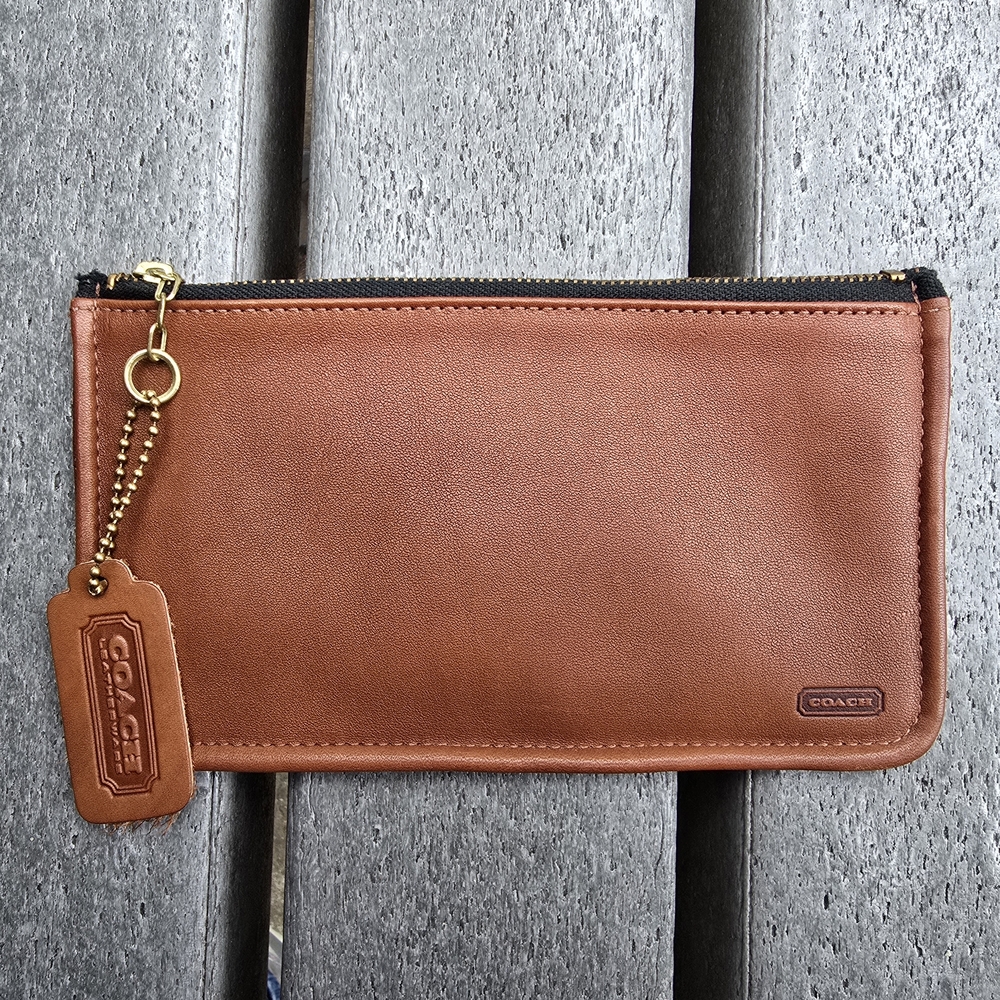 Vintage Coach Skinny Case In British Tan Style # 7170